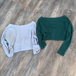 Off-Shoulder Sweaters (2!!)